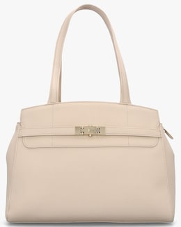 Valentino Bags Fae Ecru Shopper Shoulder Bag