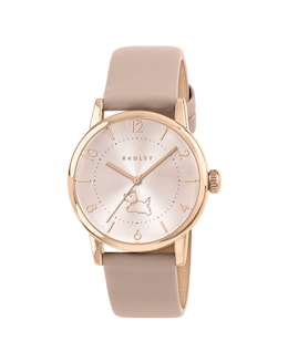 Radley Pink Leather Strap Watch