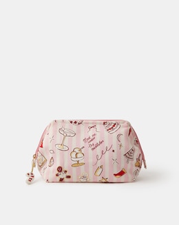 Accessorize Christmas Stripe Make Up Bag
