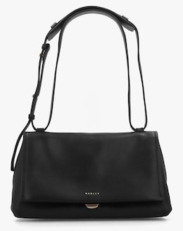 Radley Medium Mercer Street Black Leather Shoulder Bag