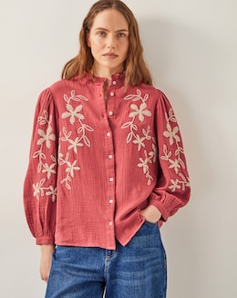 Monsoon Bridget Embroidered Blouse