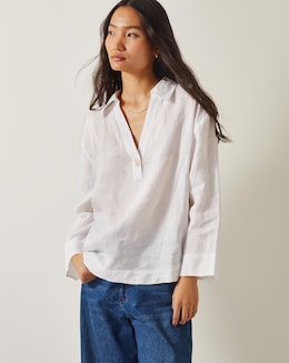 Monsoon Clover Linen Blouse