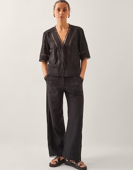 Monsoon Hayley Embroidered Trousers