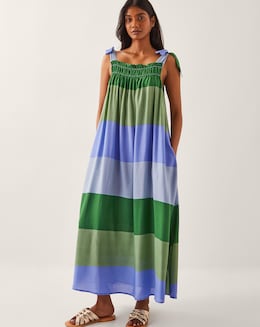 Monsoon Lola Stripe Maxi Dress