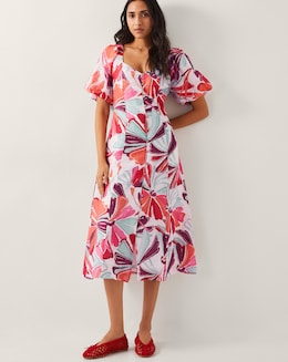 Monsoon Elana Floral Midi Dress