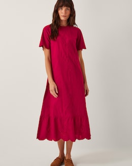 Monsoon Orla Broderie Midi Dress
