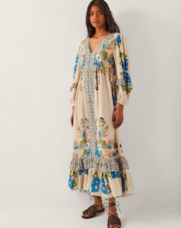 Monsoon Kara Floral Maxi Dress