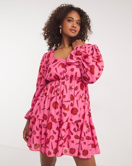 Twisted Wunder Pip Seashell Mini Dress