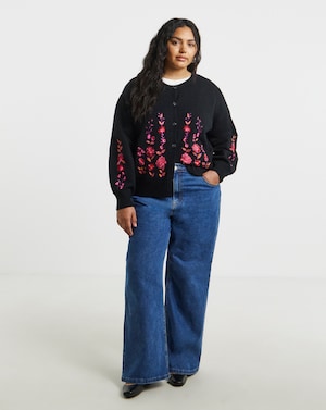 Lovedrobe Embroidered Cardigan - Image 3