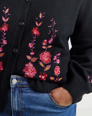 Lovedrobe Embroidered Cardigan - Image 2