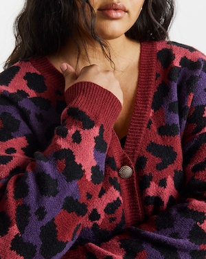 Lovedrobe Animal Long Line Cardigan - Image 4