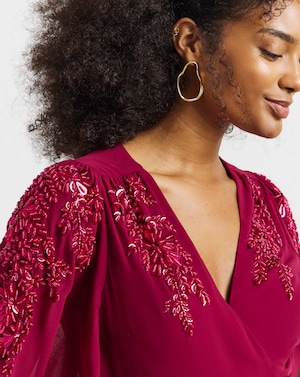 Hope & Ivy Petal Maxi Dress - Image 3