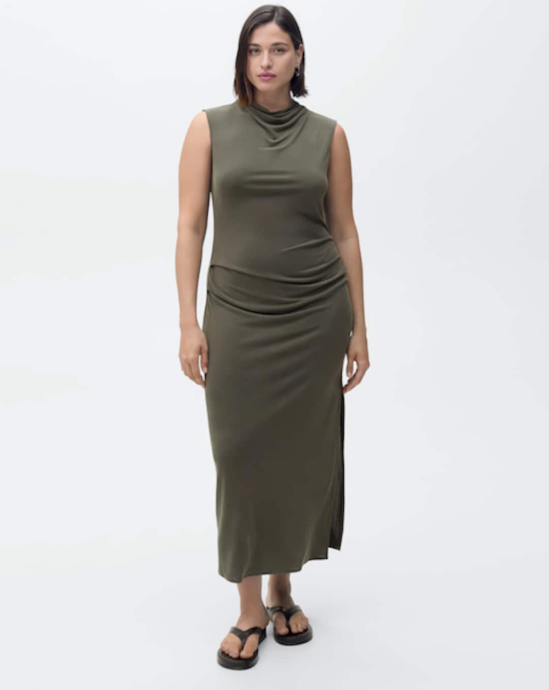 korean bodycon dress Lavender Korean Bodycon Maxi Dress for Women main image 0