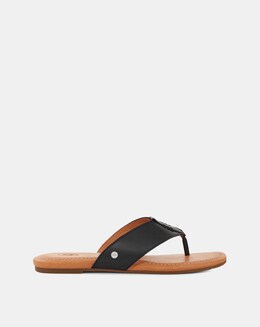 Ugg Carey Leather Flip Flops Standard Fit