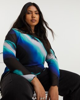 Mesh Overlock Top