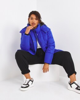 Blue Mid Duvet Puffer Coat