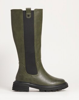 Heavenly Feet Zinnia High Leg Boot EEE Fit Curvy Calf