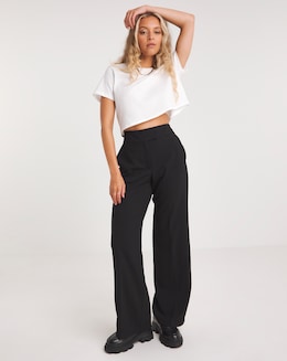 Women's Black Trousers, Plus Size Black Trousers & Pants