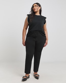 MAGISCULPT Tapered Leg Trousers Regular Length