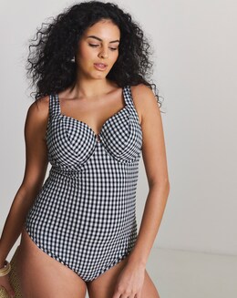 MAGISCULPT Gingham Underwired Swimsuit - Image