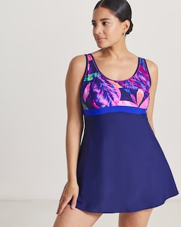 Beach To Beach Swimdress With Shorts - Image