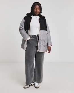 Grey Reversible 2 in 1 Hybrid Coat