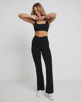 TALA DayFlex Wrap High Waisted Flared Yoga Pant Long 33'