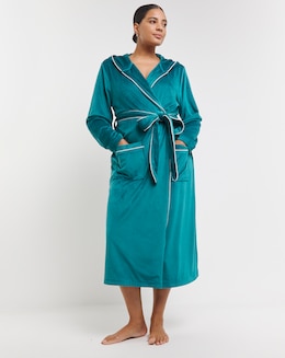 Pretty Secrets Velour Ribbed Maxi Gown