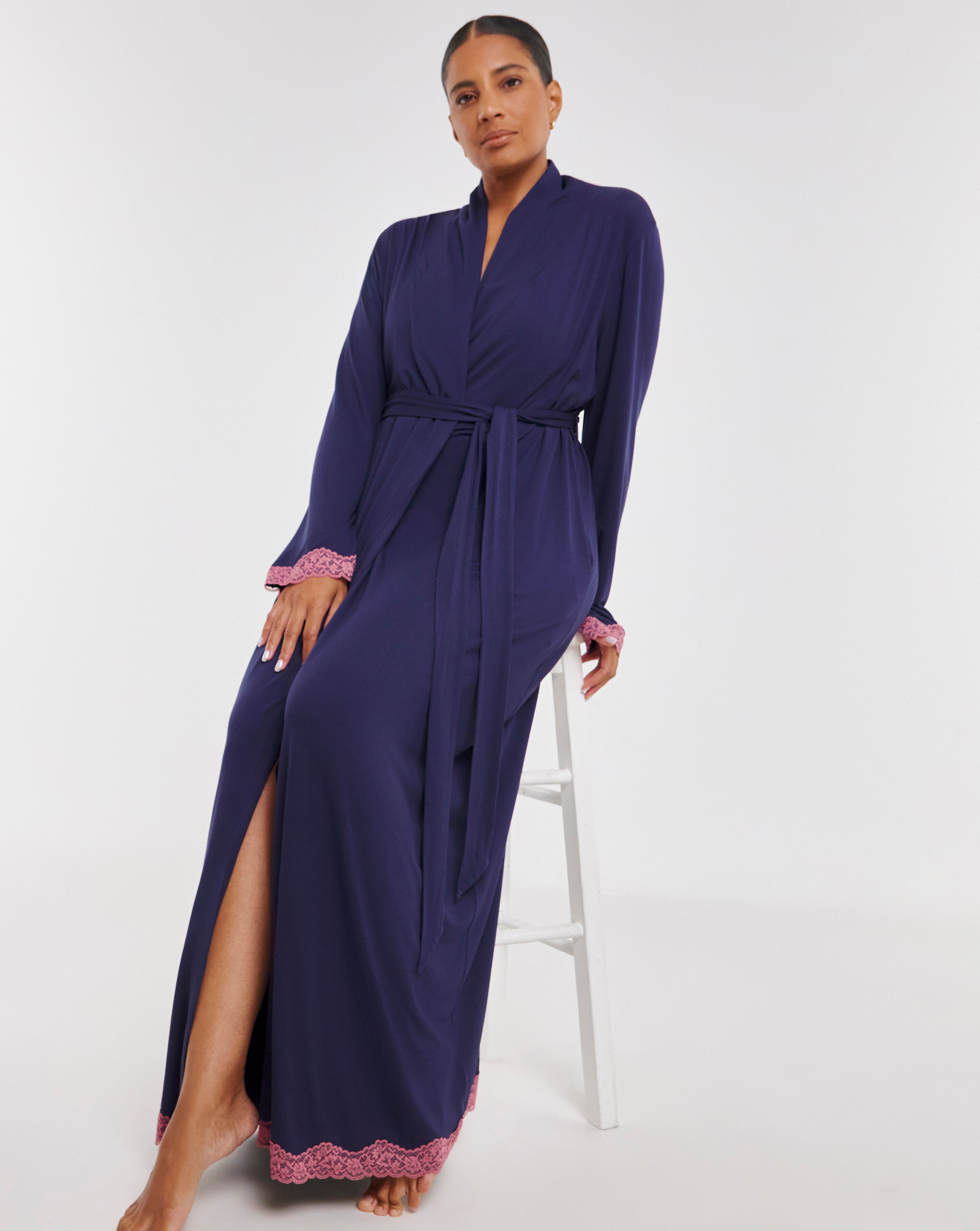 Pretty secrets velour zip gown best sale