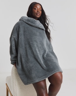 Pretty Secrets Oversized Fleece Lounge Dress