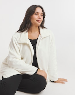 Pretty Secrets Fleece Zip Through Snuggle Top