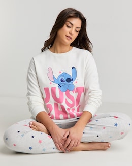 Stitch Sweatshirt Pyjama Set