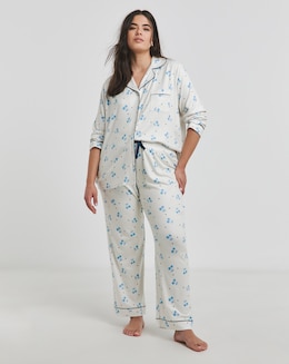 Pretty Secrets Cherry Print Supersoft Pyjama Set