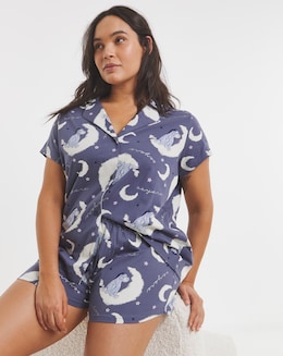 Disney Eeyore Cloud Print Pyjama Short Set
