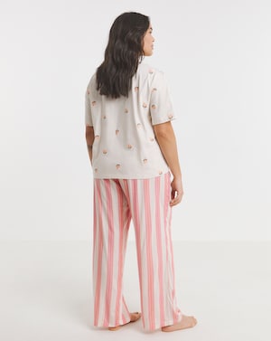 Stripe Print Pyjama Set - Image 3