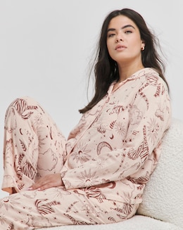 Celestial Soft Cotton Muslin Button Through Pyjama Set