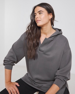 Slate Grey Luxe Modal Scuba Sweatshirt