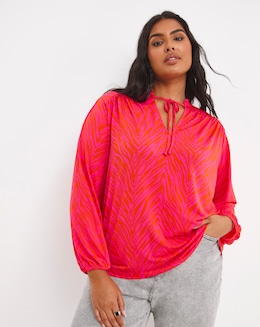 Animal Print Luxe Jersey Top