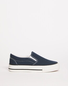Nielson Slip On Chunky Sole Trainers ExWide Fit