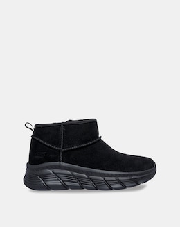Skechers Bobs Flex Mini Suede Bootie - Standard Fit
