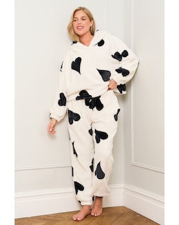JimJamTheLabel Large Heart Print Twosie