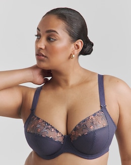 Elomi Charley Plunge Wired Bra Grey