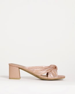 Joanna Hope Knotted Mule Sandal - Wide Fit (E)