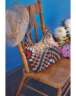 Packable Raffia Beach Bag