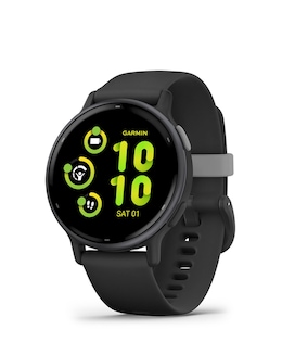 Garmin Vivoactive 5 Smart Watch - Slate &amp; Black with SIlicone Band