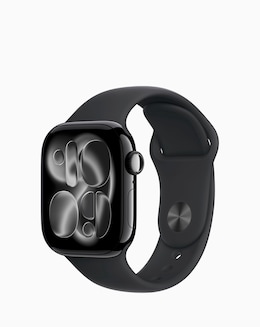 Apple Watch Series 11 GPS + Cellular 42mm -Black Sport Band - S/M