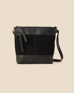 Accessorize Leather Messenger Bag