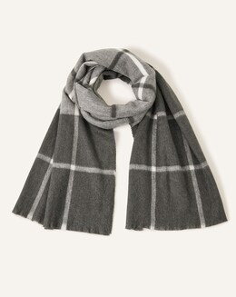 Accessorize Check Blanket Scarf