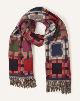 Accessorize Geometric Blanket Scarf