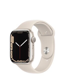 Apple Watch Series 7 GPS, 45mm with Starlight Sport Band